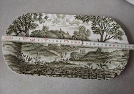 Fleischplatte, Platte vintage, Ironstone made in England
