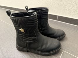 Geox Stiefel schwarz mit Stern Grösse 29 gebraucht