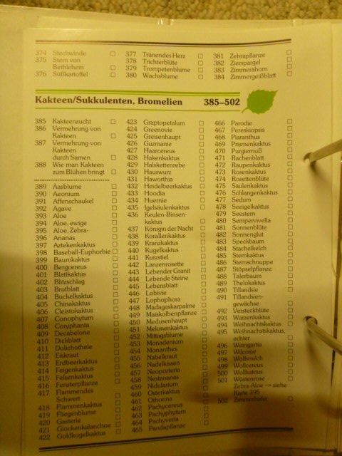 Libri: Zimmerpflanzen A-Z, 5 Ordner – Usato da Sils im Domleschg venduto da Foeniculum 7