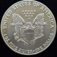 1 US $ Silber Unze 999/1000 1991 American Eagle