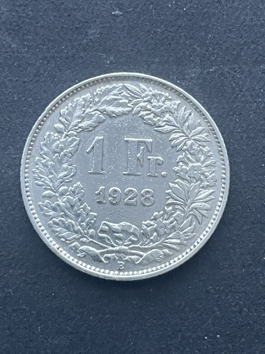 Toutes les monnaies: 1.- Silber CH Jahr 1928 – D'occasion à Meierskappel par Hala03 1