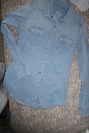Jeans Bluse Gr XS DENIM