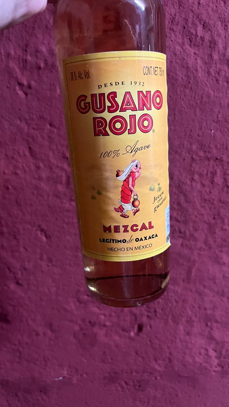 Spirituosen: Gusano Rojo Mezcal mit Wurm 70cl – Neu und originalverpackt aus Oberrieden von phmsales