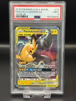 2019 PIKACHU & ZEKROM * TEAM UP * SUN & MOON PSA 9 🚀🚀🚀