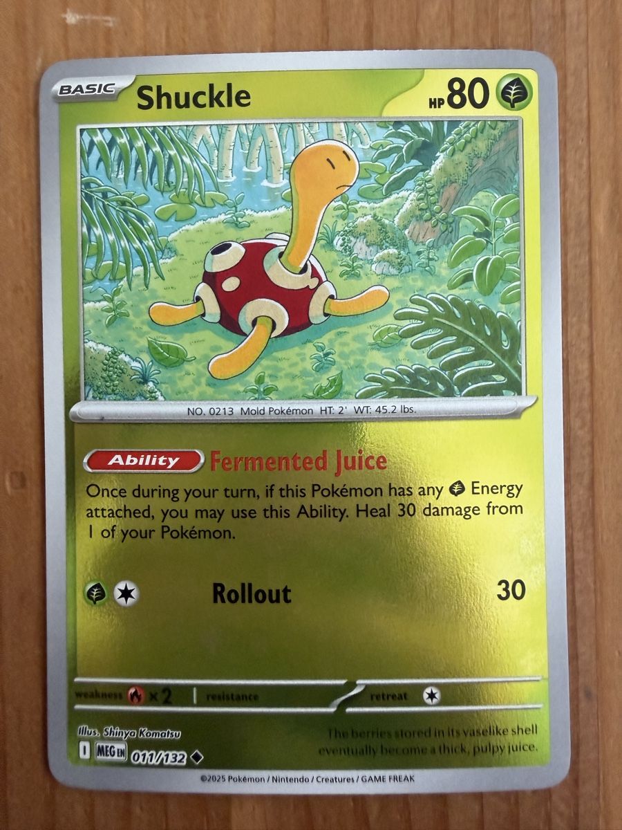 Pokémon Carte collezionabili: Shuckle (MEG011) – Nuovo (secondo la descrizione) da Vevey venduto da Matx