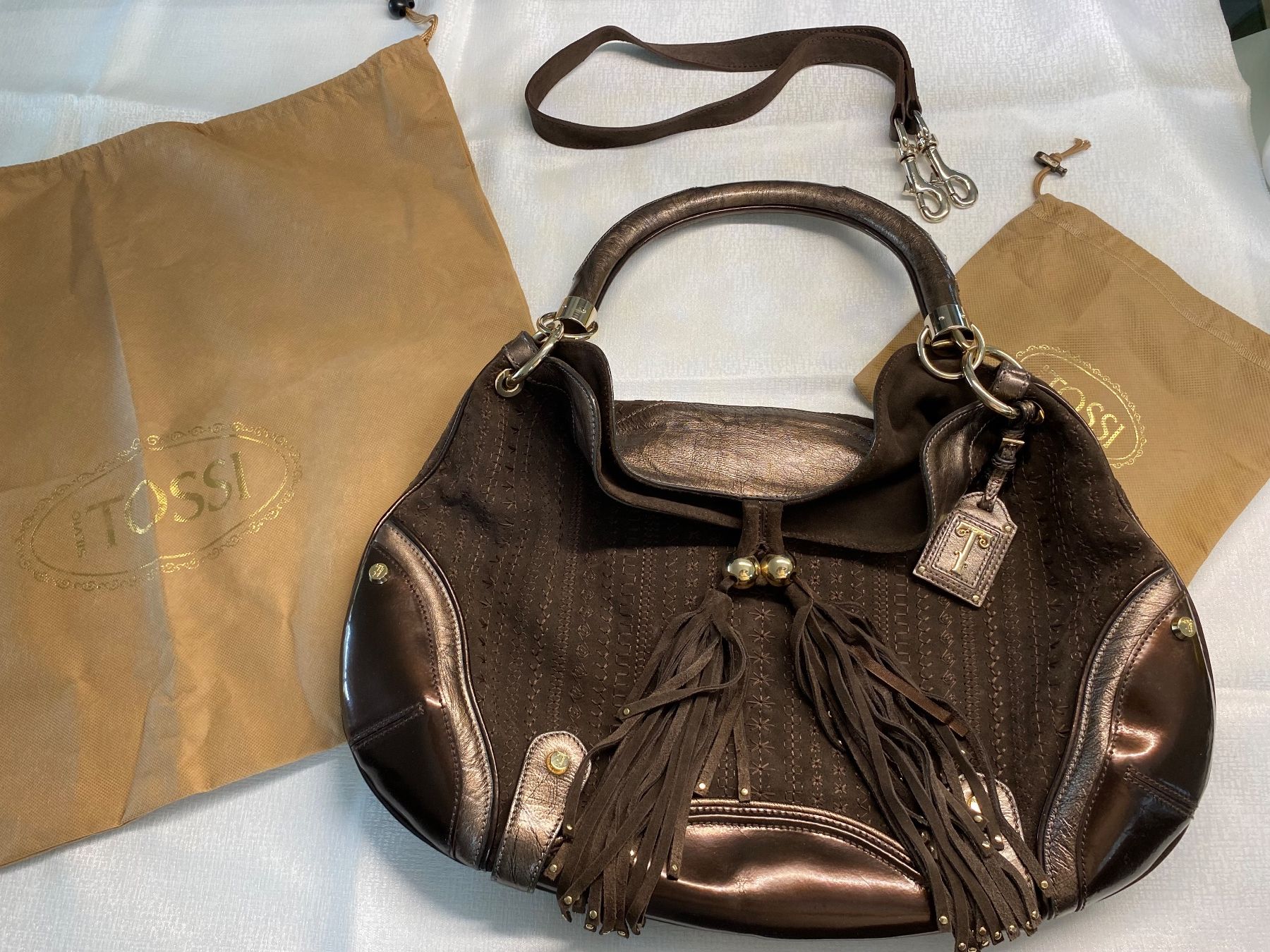Silvio Tossi Taschen für Damen: Tasche Leder Silvio Tossi – Neu (gemäss Beschreibung) aus Hausen AG von corinne_g 1