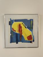 Aquarell „Symbiose“, 50x50cm, gerahmt, 2004.
