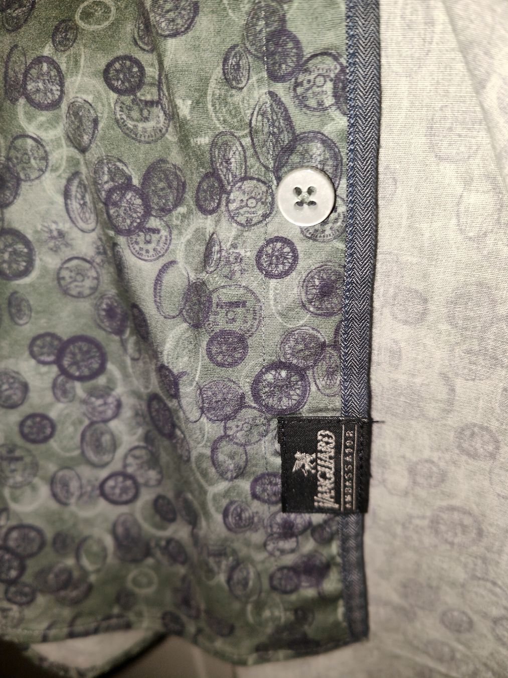 Hemden: Vanguard Hemd M Comfort Stretch grün gemustert – Gebraucht aus Rothrist von SiddharthaMoon 3