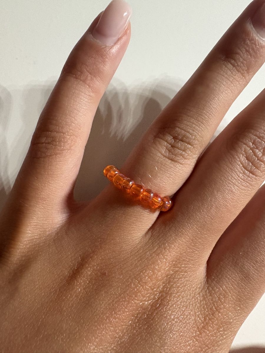 Anelli: 🧡Perlenring oranges Accessoire🧡 – Nuovo (secondo la descrizione) da Winterthur venduto da nik_pr58 1