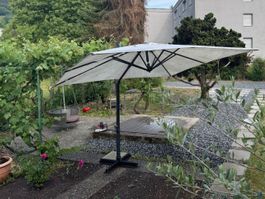 garten Sonnenschirm 3 Meter inkl. Platte lieferung gratis