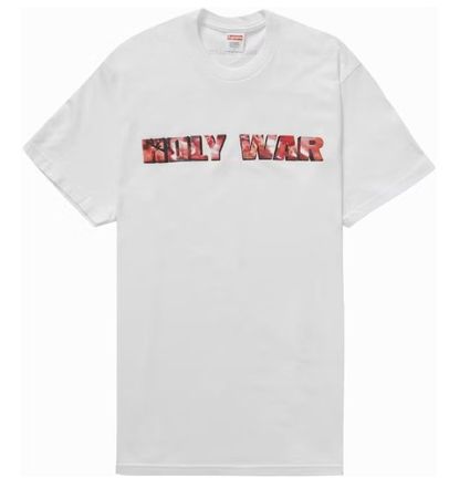 Supreme Holy War Tee, White, Size M "David Lachapelle"