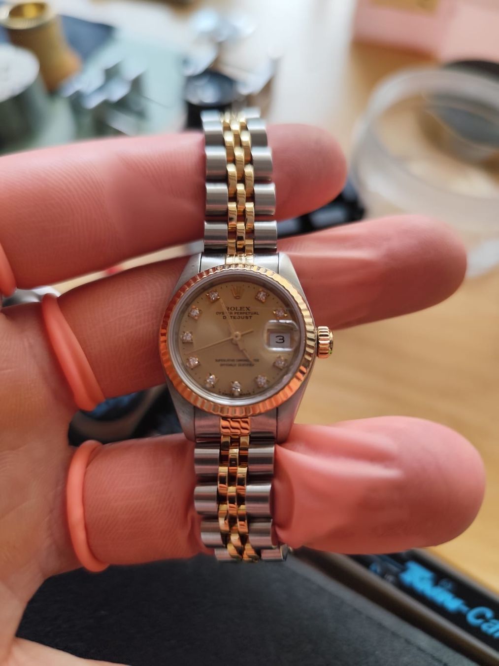Rolex Orologi: Rolex Oyster Perpetual Diamond – Usato da La Chaux-de-Fonds venduto da Watch_use