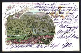 Litho Faido, Chemin de fer St. Gotthard 