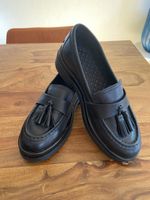 Mocassins en cuir véritable noir – Taille 39 