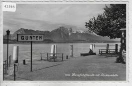 Gunten - Dampfschiffländte mit Stockhornkette