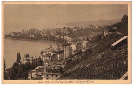 Montreux - Funiculaire / Standseilbahn Territet--Glion