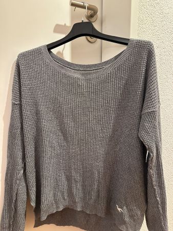 Hollister - Strickpulli - M - Grau