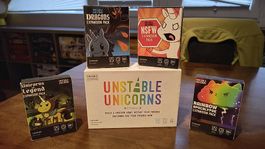Unstable Unicorns + 4 Erweiterungen Bundle (Englisch)