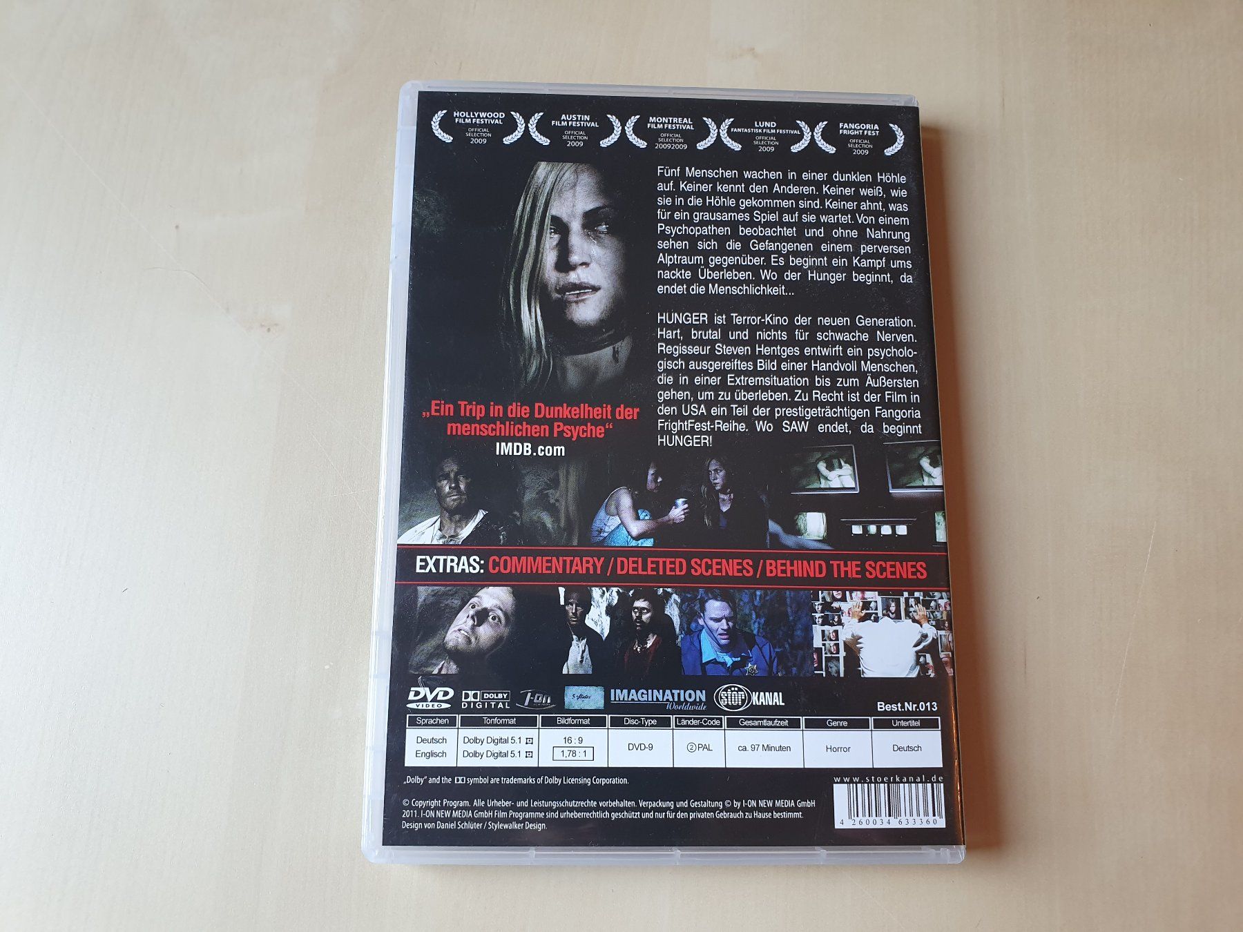 Alle DVDs: Hunger – Gebraucht aus Stansstad von collectorsshop 1
