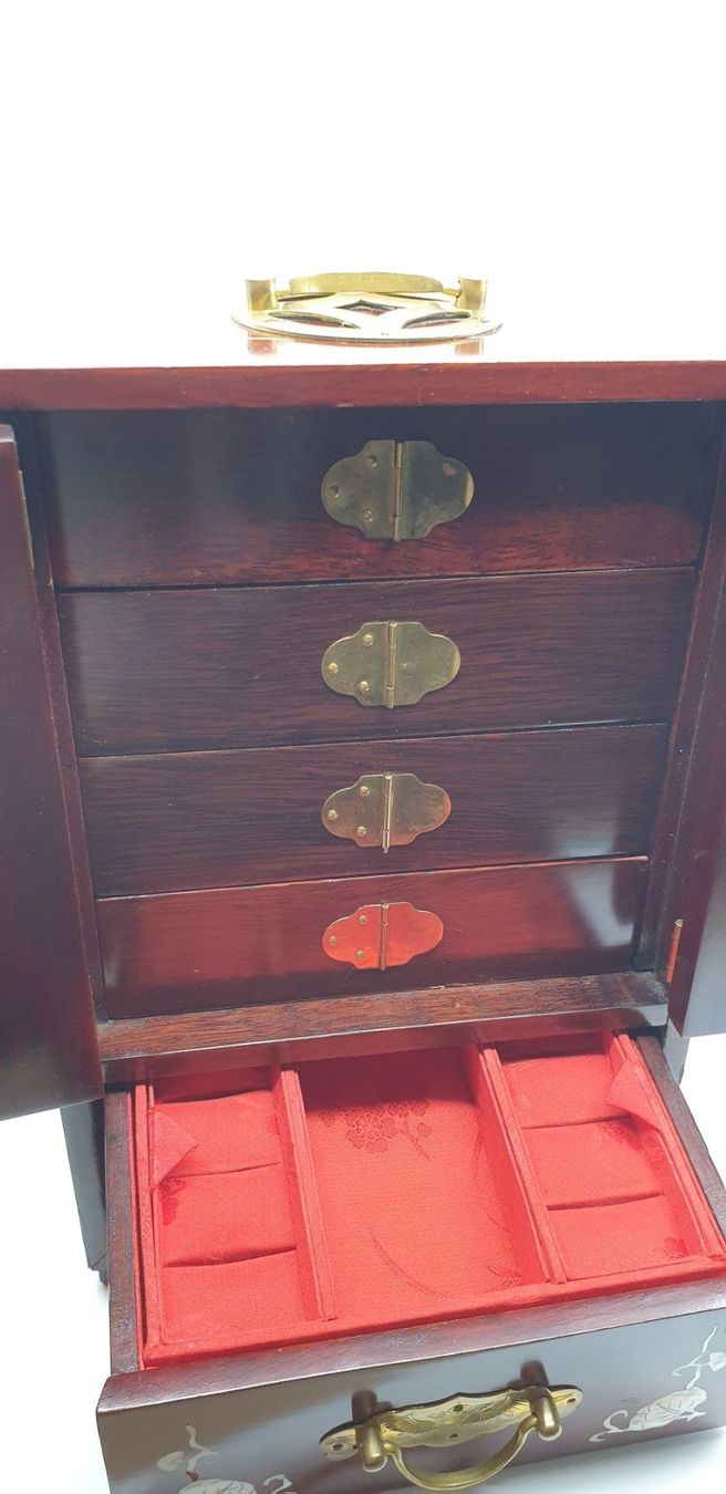 Schmuckkästen: Chinesischer Schmuckschrank, Schmuckschatulle – Gebraucht aus Emmen von Brockofsky 6