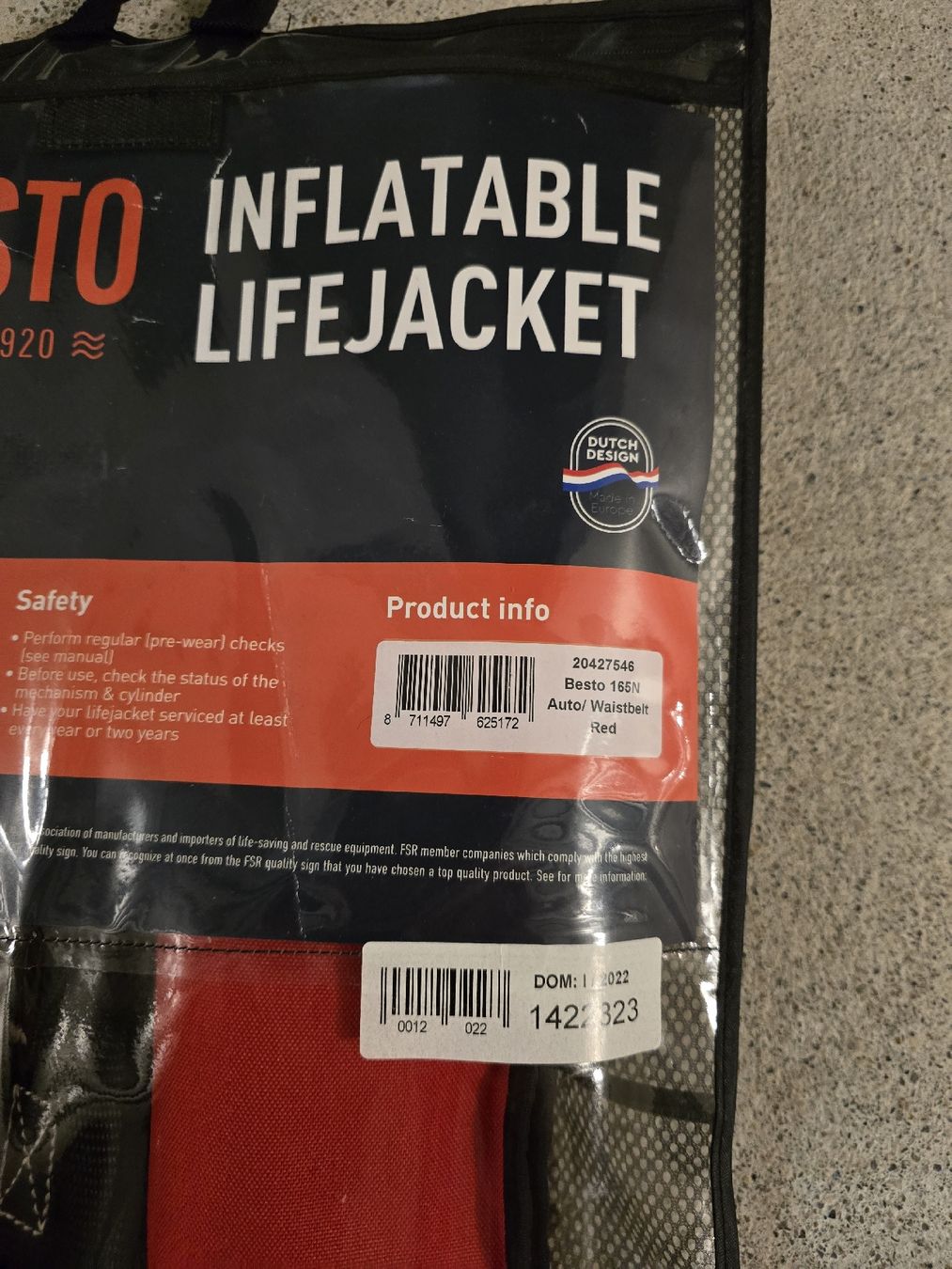 Schwimmwesten: Besto Automatik Schwimmweste 165N – Gebraucht aus Staufen von Feederboy 1