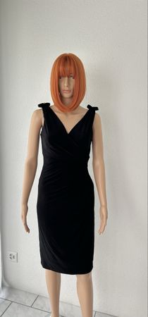 Black Cocktail Dress Ralph Lauren, Size 4, Bow Detail