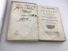 M. T. CICERONIS de Oratore ad Q. Fratrem, libri tres,