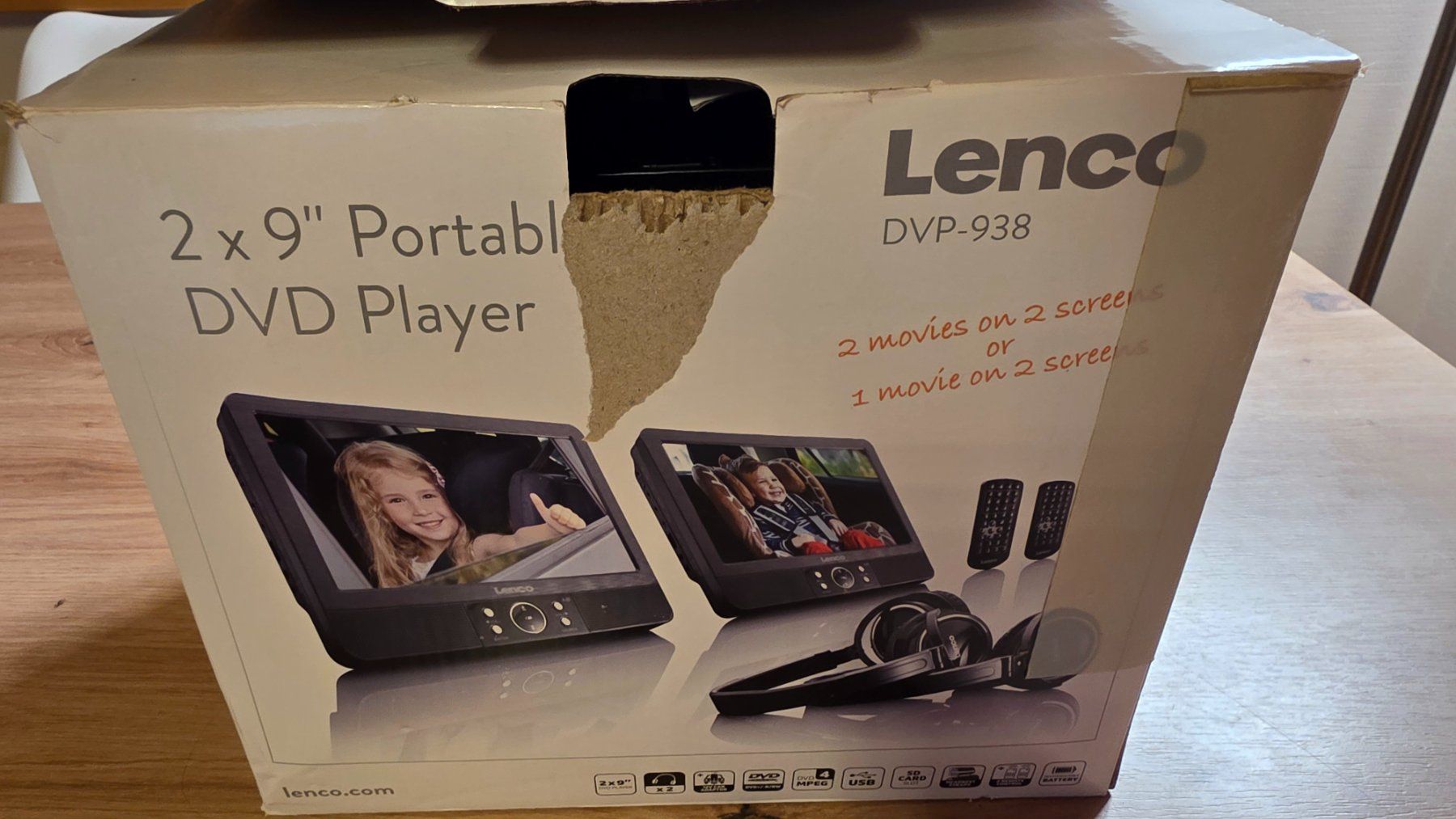 Lenco Lettore multimediale portatile: 2×9"Lenco DVD Player – Usato da Waldstatt venduto da EP1984 2