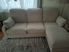 VINLIDEN 3-er-Ecksofa, Beige