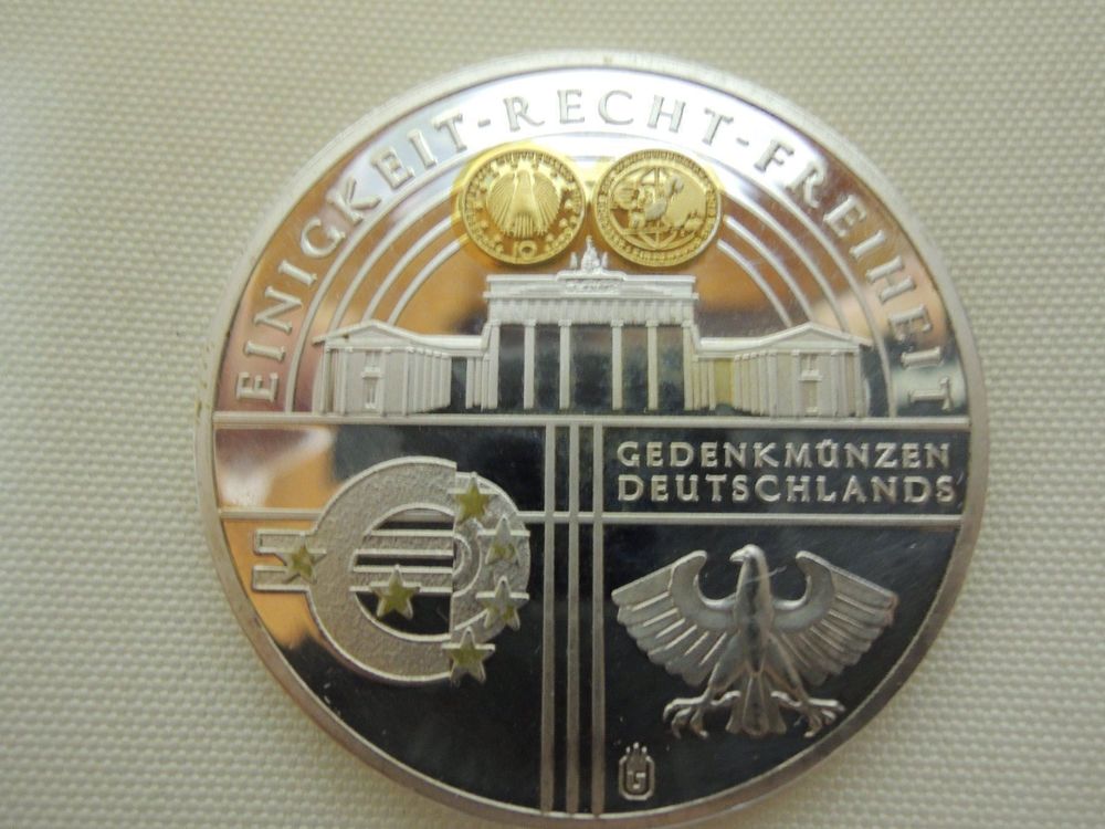 DDTing Antike Deutsche Gedenkmünze – Versilbert, Handgefertigt, Zum Sammeln & Verschenken