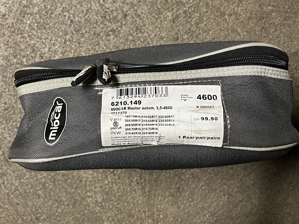 Catene da neve: Miocar Master Automatic Schneeketten Grösse 4600 – Nuovo (secondo la descrizione) da Bern venduto da Xuxulux 1
