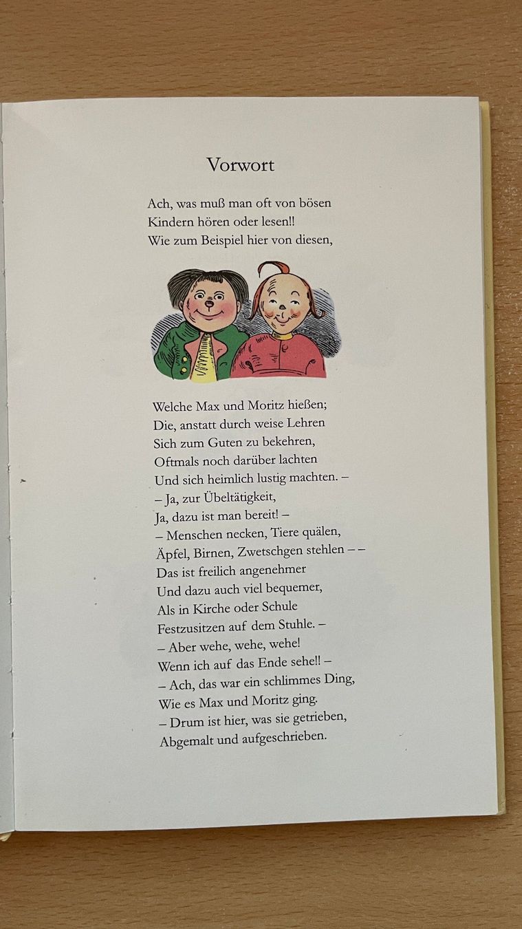 Libri: Max und Moritz - Eine Bubengeschichte in sieben Streichen – Usato da Glattfelden venduto da cybermaxx 2