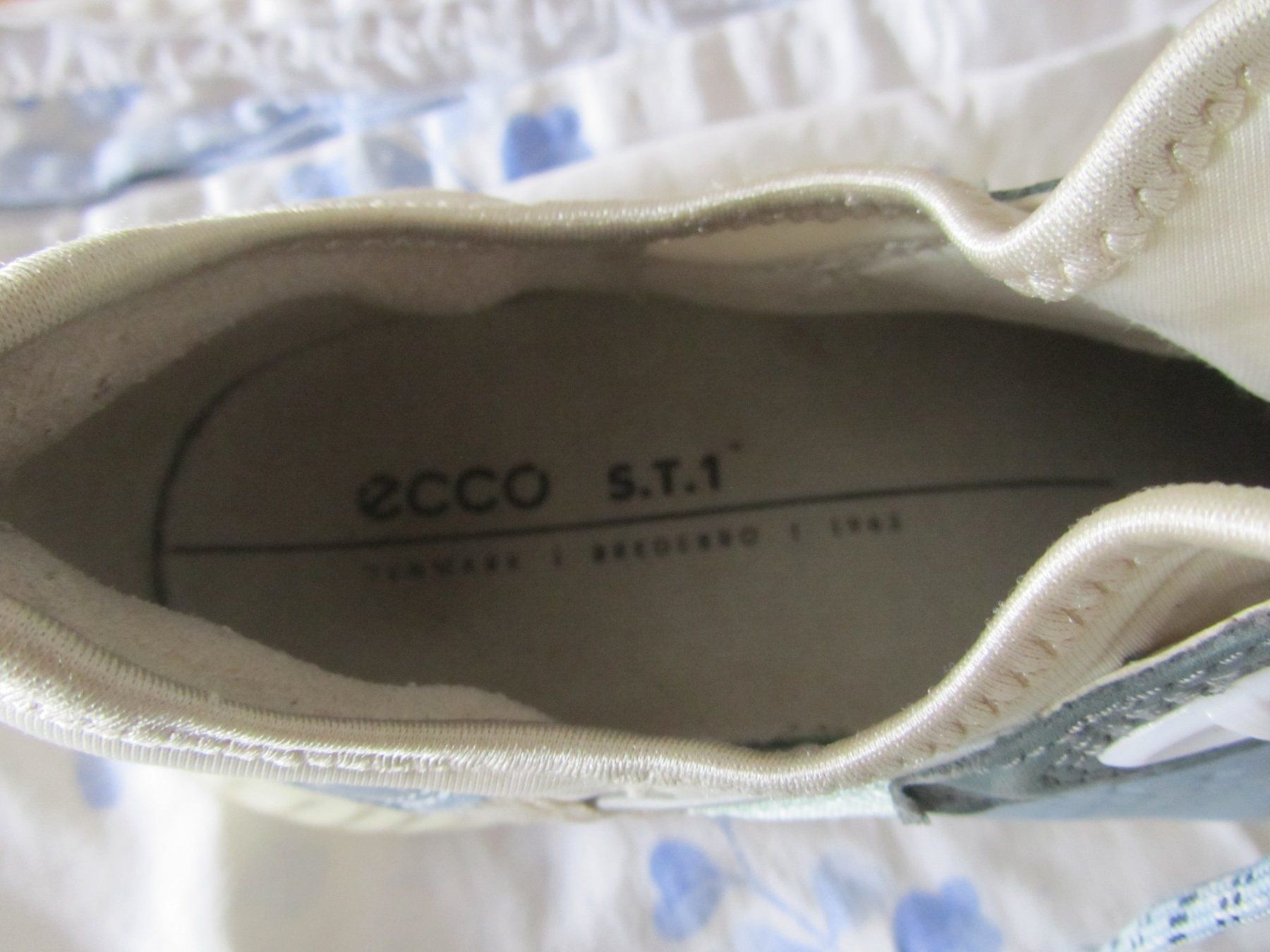 Ecco Scarpe da donna: ecco S.T.1 Sneaker Patterned Blue Gr. 38 EU – Usato da Therwil venduto da maryspring 4