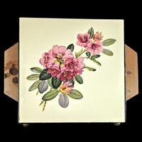 🔥 Retro Keramik-Stövchen mit Blumenflair 🌸