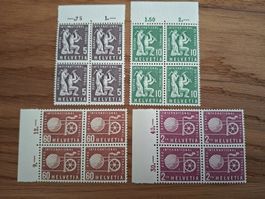 Dienstmarken: 4er Blocks: BIT