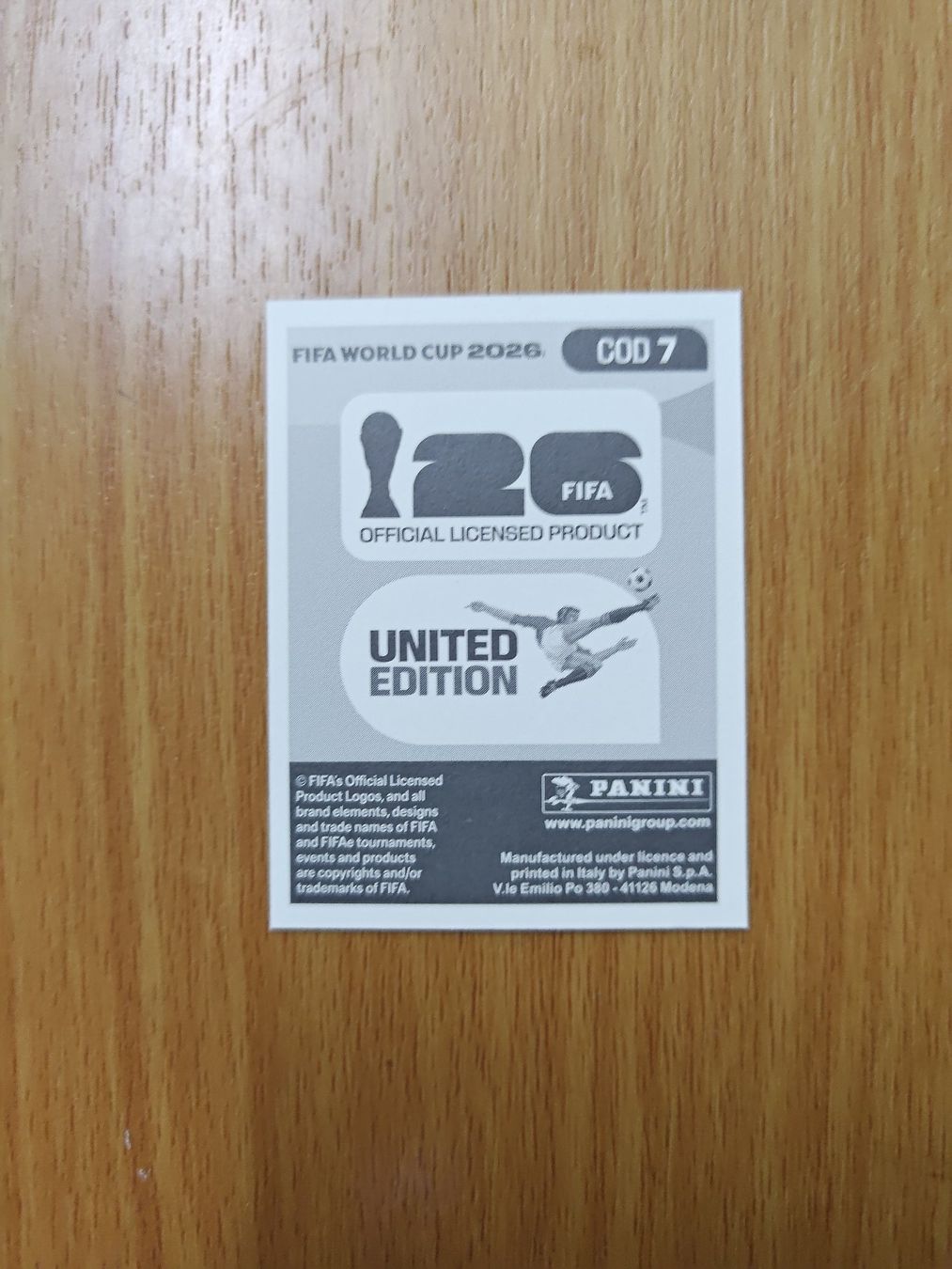 Panini Sammelbilder & Trading cards: Panini WM 2026 Sticker - COD 7 – Gebraucht aus Hochdorf von all_u_want 1