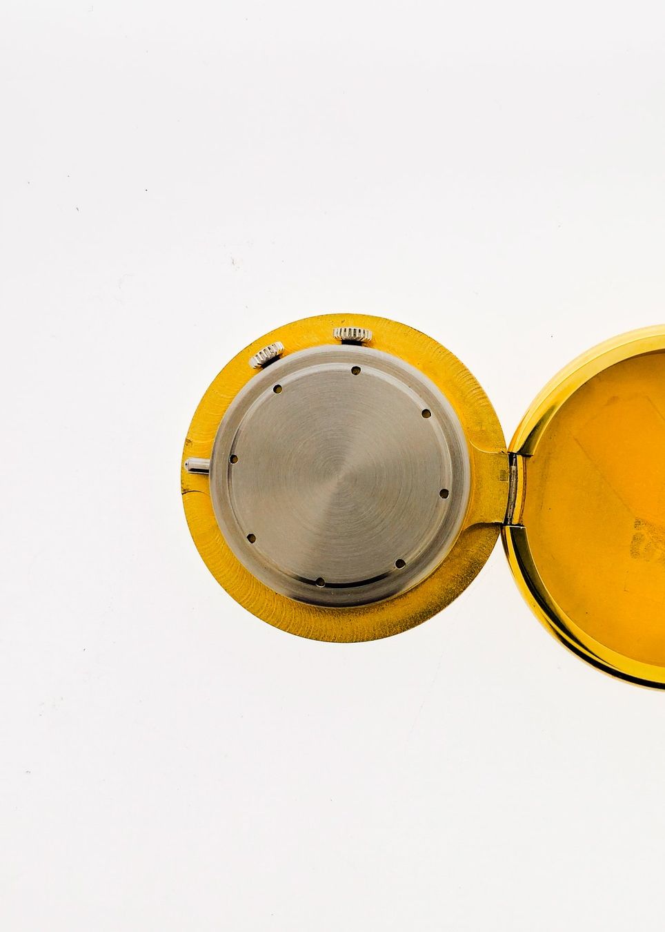 Bucherer Sveglie: Bucherer Wecker Uhr vergoldet – Usato da Lugano venduto da R.Riccardo 3