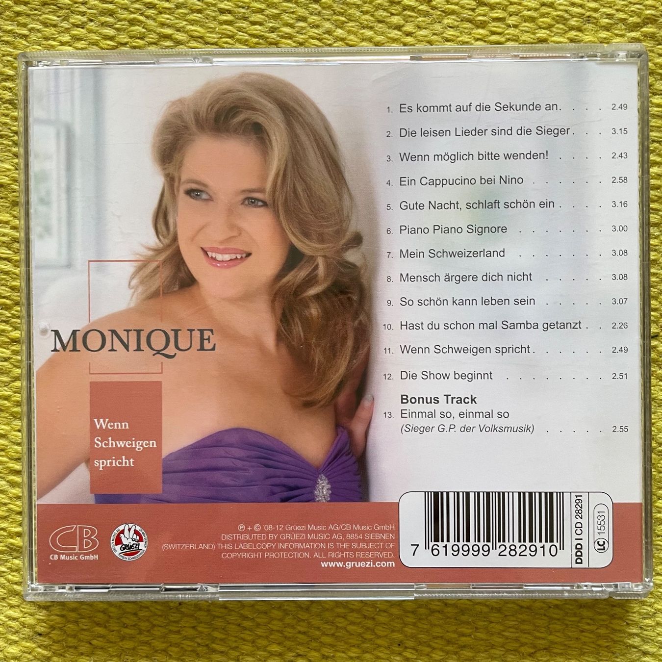 CDs: MONIQUE-MIT UNTERSCHRIFT WENN SCHWEIGEN SPRICHT – Gebraucht aus Rorschacherberg von CD-Roli 1