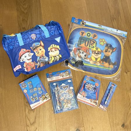 Paw Patrol Set: Tasche, Domino, Schreibwaren, Kamera NEU!