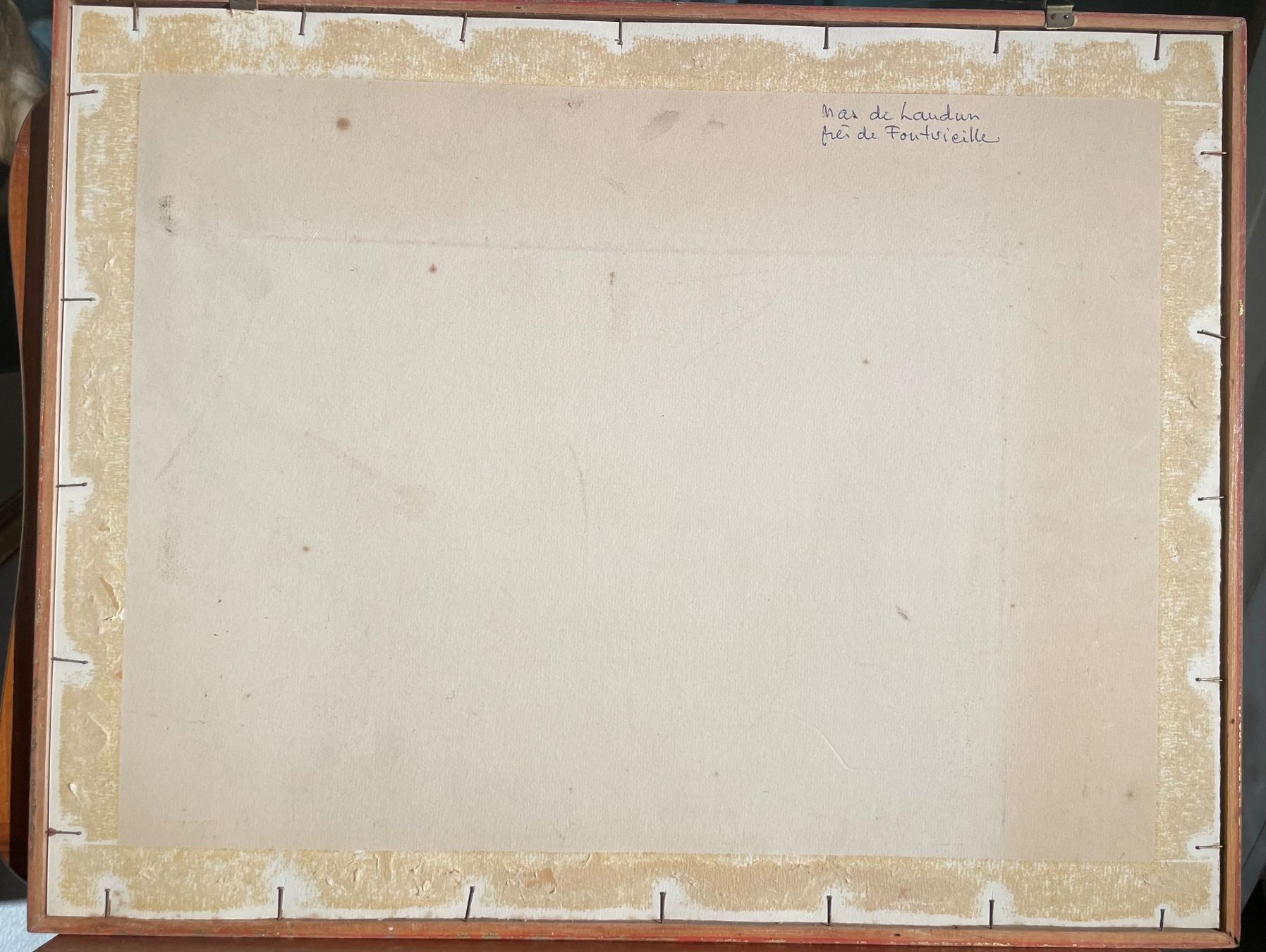 Dipinti: Aquarelle mas de Provence sign. Illisible – Usato da Biel/Bienne venduto da Galaq 3
