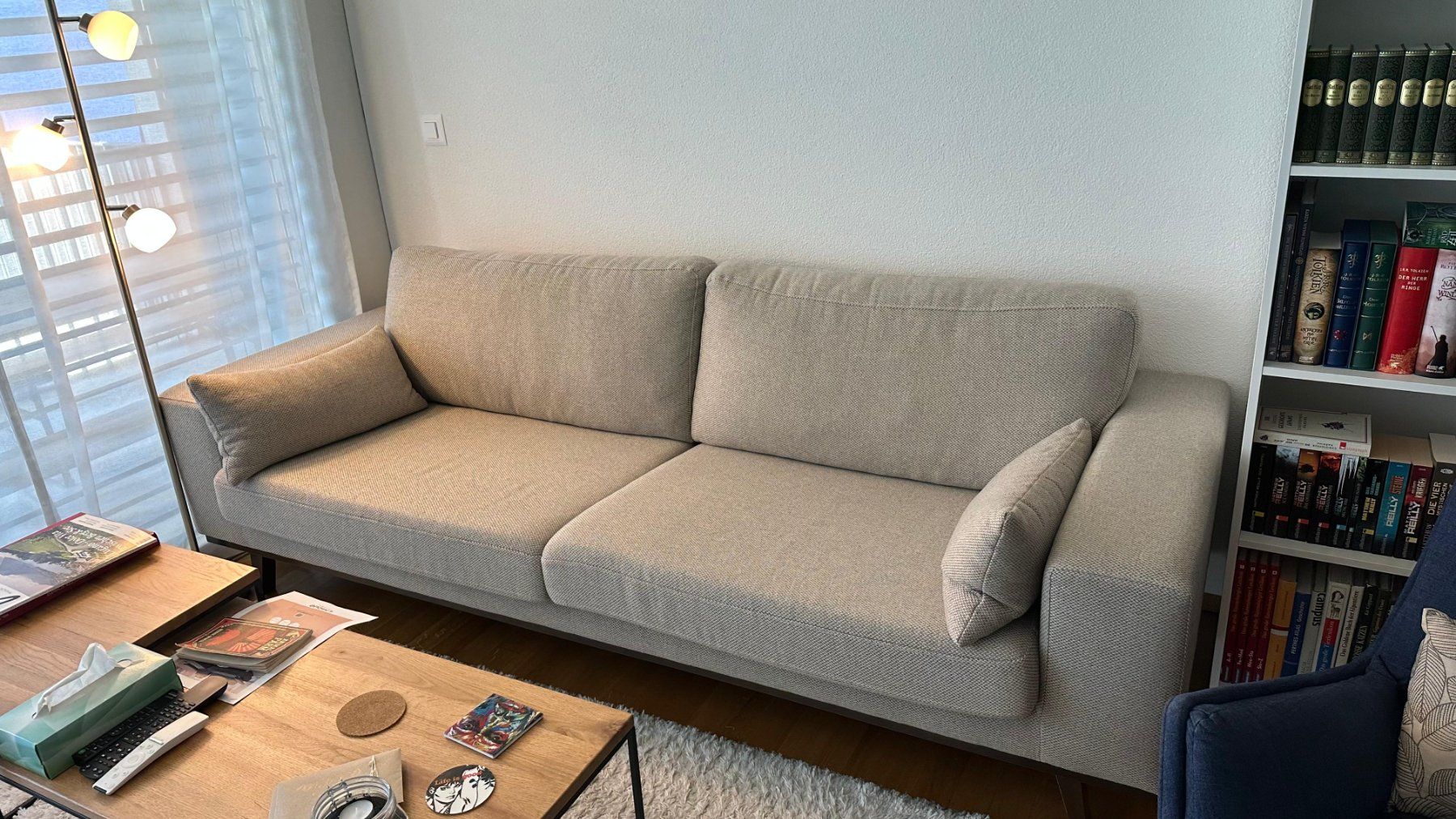 Divani: Sofa Stoff,  beige – Usato da Wetzikon venduto da merz0815 1