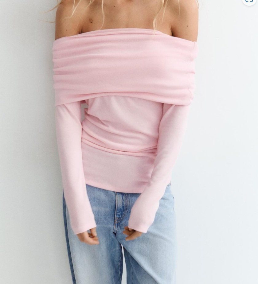 Zara Pulls & Sweat-shirts: Rosa Zara Oberteil, schulterfrei, Pullover Shirt Gr.M NEU – Neuf avec emballage d'origine à Rotkreuz par beltraum 3