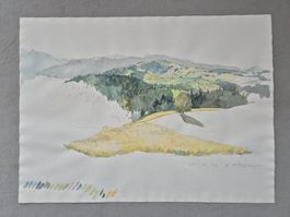 Emmental Aquarelle (2 Bilder, Unikate)