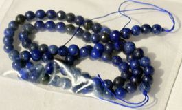 Elegante Lapislazuli Kügelchen, 40cm - Zeitloser Schmuck,