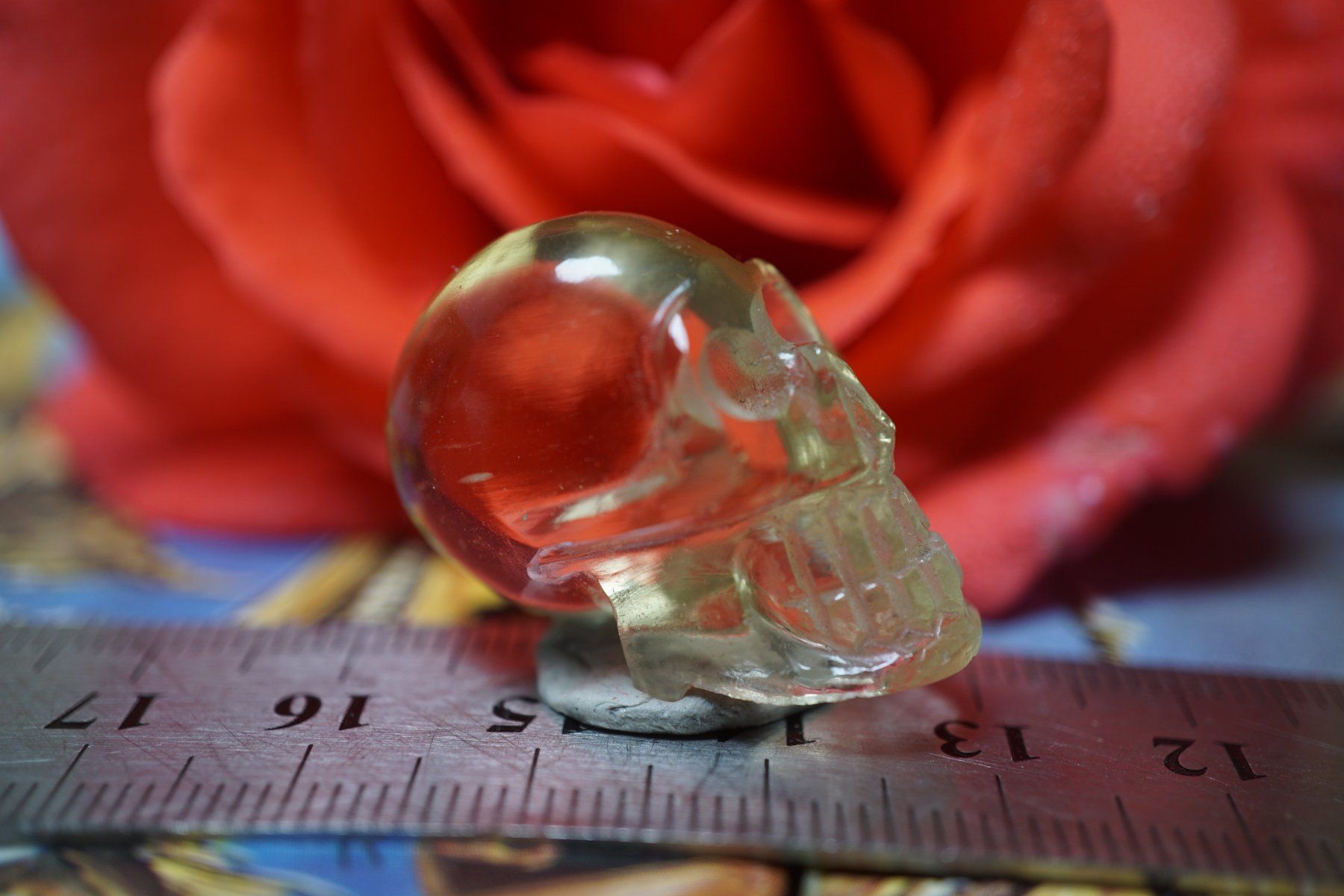 Minerali & Pietre curative: LDG Skull  Libysches  Wüstenglas    30mm – Nuovo e nell'imballaggio originale da Eschenbach SG venduto da topstone 2
