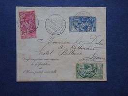 1900 UPU Nr. 77A - 79A 3.Tag mit Sondervollstempel