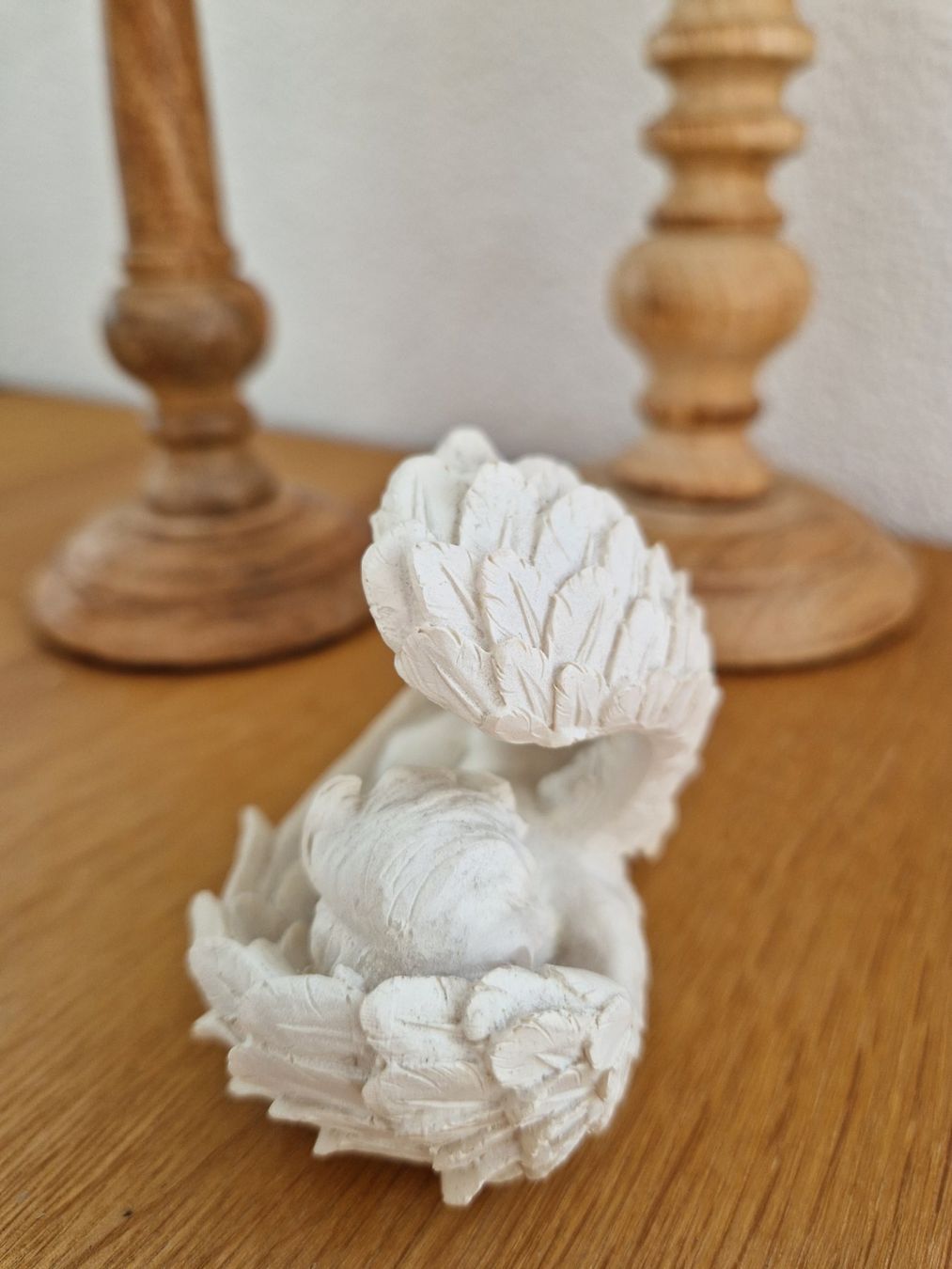 Statuette: Engel schlafend,grosse Engelsflügel – Usato da Siblingen venduto da Vany_McDougall 3