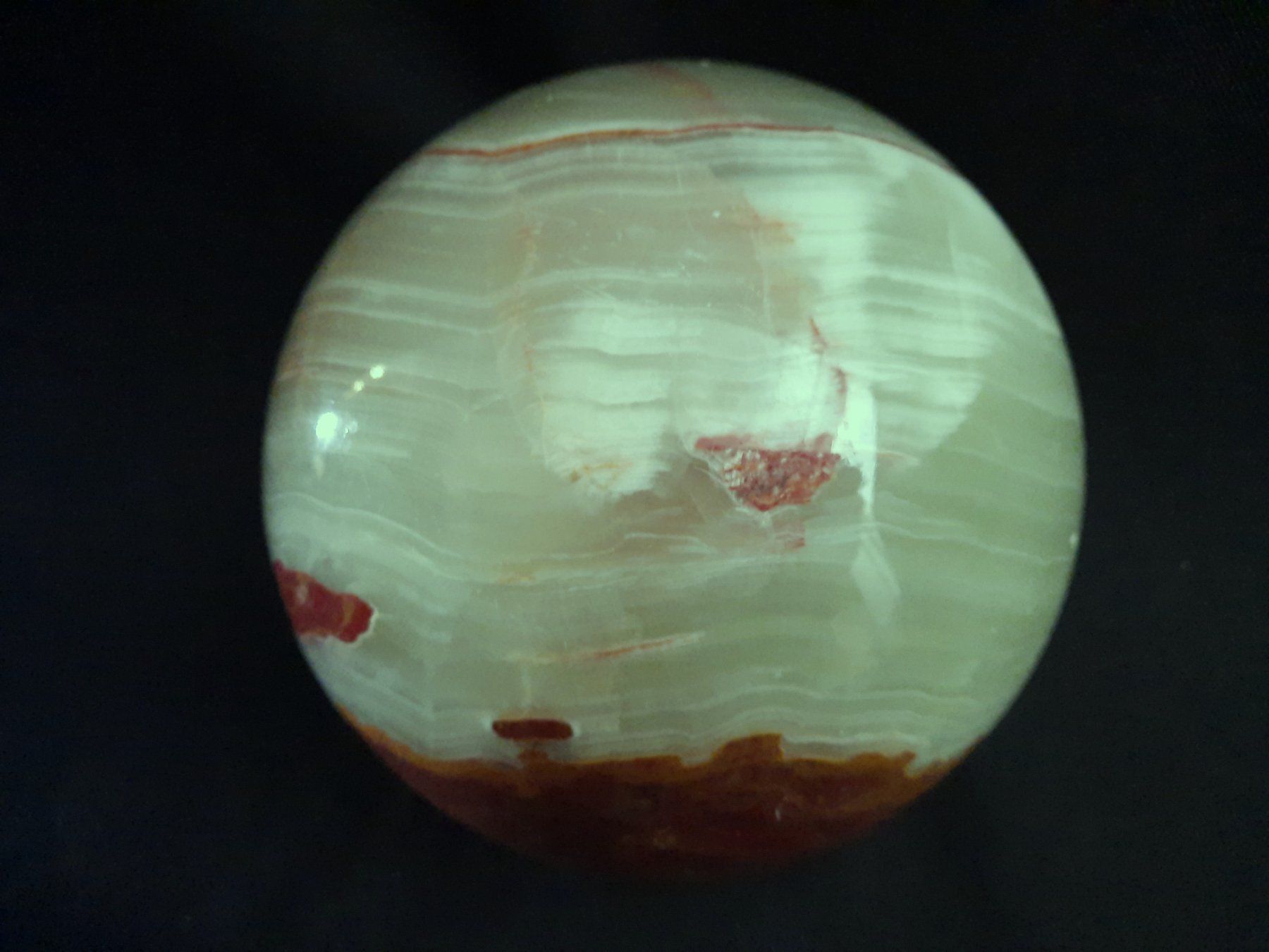 Mineralien & Heilsteine: ONYX-Steinkugel 4.67Kg – Gebraucht aus Beinwil am See von Restwert_Beinwil 2