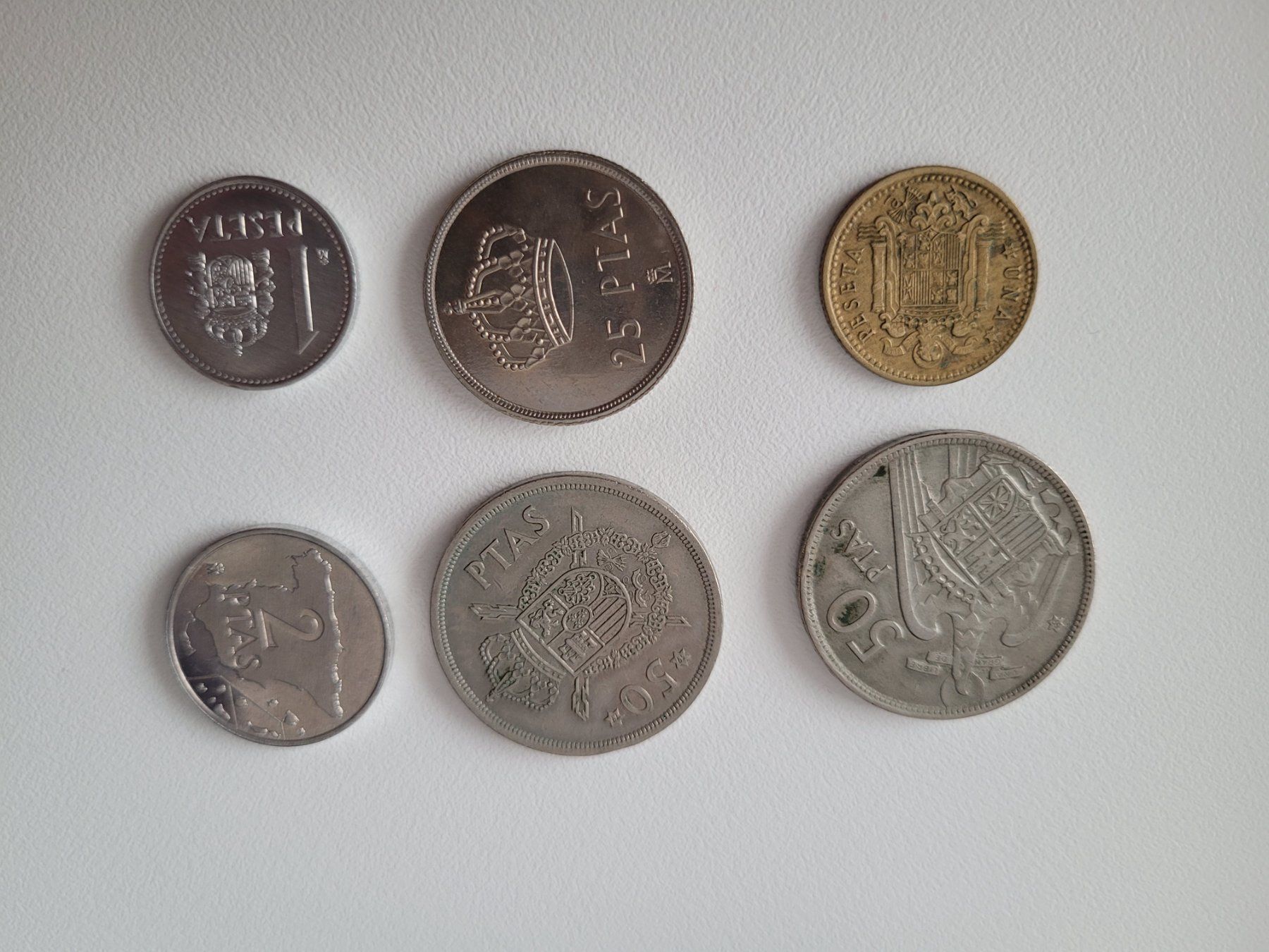 Tutti le monete: Spanien 1957-84 – Usato da Inwil venduto da Flower2325 1