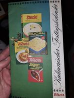 Knorr Kulinarischer Menu Plan 1963/64, Rarität! 